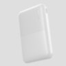 УМБ Honestel CD06 Mini 5000mAh 2USB+TypeC+microUSB white