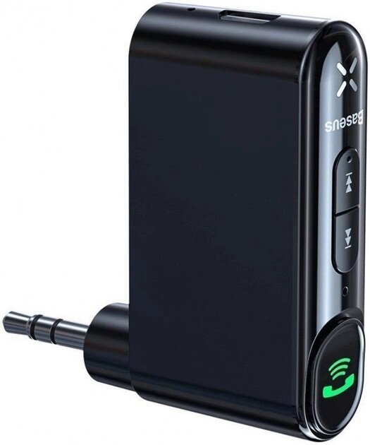 Аудіоадаптер бездротовий Baseus AUX 3.5мм трансмітер в авто Bluetooth 5.0 музичний передавач, приймач, ресивер (6932172626969)