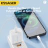 Зарядний пристрій Essager 20W Single port Mini Fast Charger в комплекті кабель Type-C To Lightning для Apple iPhone iPad PD & Data Cable 1.0m WHITE (694467558176)