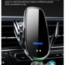 Автомобільний бездротовий зарядний пристрій Essager Qi 15 Вт тримач для телефона з вбудованим акумулятором (698662500609) 
