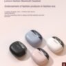 Бездротові навушники X15Pro Lenovo Thinkplus TWS Сенсорне керування з мікрофоном Bluetooth 5.1 Black (6936507910839)