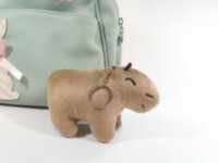 Брелок іграшка міні-Капібара М'яка плюшева іграшка на рюкзак Capybara 13см