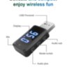 USB FM-трансмітер Bluetooth 5.3 mini-адаптер / передавач / ресивер /модулятор black (732390731433)