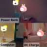 Світлодіодний дитячий USB-нічник мультяшна нічна лампа Ведмедик + Пульт дистанційного керування 