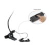 Гнучка настільна USB лампа світлодіодна з прищіпкою, ліхтар, фонарик біле світло