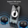 Портативна міні-колонка Bluetooth 5.0 TWS 3W об'ємний звук Металевий корпус з ремінцем Black (725095154827)