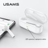 Беспроводные вакуумные Bluetooth наушники Usams U01 BT 5.0 на 6 часов воспроизведения