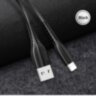 Кабель USAMS U35 USB - Lightning для iPhone, iPad для передачі даних і заряджання 2A data cable 1000mm чорний