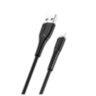 Кабель USAMS U35 USB - Lightning для iPhone, iPad для передачі даних і заряджання 2A data cable 1000mm чорний
