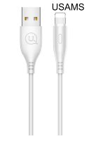 Кабель USAMS S266  USB – Lightning (для iPhone, iPad) data cable 1000mm 2А white 