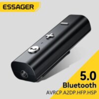 Бездротовий Bluetooth адаптер Essager для навушників аудіоприймач AUX трансмітер 3,5мм з вбудованим акумулятором (687761480778)