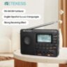 Радіоприймач RETEKESS V115 з акумулятором Радіо FM AM SW LED-дисплей MP3-плеєр USB-рекордер