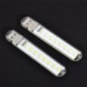 Портативна USB LED лампа 8 світлодіодів холодне біле світло