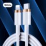 Швидкий зарядний пристрій USAMS US-CC124 T36 20W Single port Mini Fast Charger в комплекті з кабелем USAMS U63 Type-C To Lightning 20W PD Fast Charging & Data Cable 1.2m WHITE