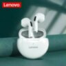 Бездротові навушники Lenovo HT38 Bluetooth 5.0 TWS Earphone сенсорні з мікрофоном White (688482001522)  