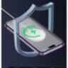 Магнітний бездротовий зарядний пристрій Essager MagSafe 15 Вт Швидка бездротова Qi зарядка для Apple Samsung Black (718981365161)