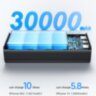 Power bank Usams PB68 30000mAh 65W швидка зарядка PD3.0+CQ3.0 + кабель Type-C 100W для MacBook/iPad/iPhone/ Xiaomi/ Samsung/Huawei (ATXLOGTC01)