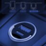Автомобільний зарядний пристрій 15W Olaf Mini швидка зарядка USB+Type-C Black (718562052362)