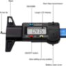 Цифровий вимірювач товщини протектора Глибиномір для автомобільних шин 0-25 мм LED-дисплей