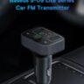 Автомобільний FM-трансмітер Baseus S-09 Lite Bluetooth 5.3 Type-C + 2 USB 18 Вт ресивер модулятор black (6932172643447)