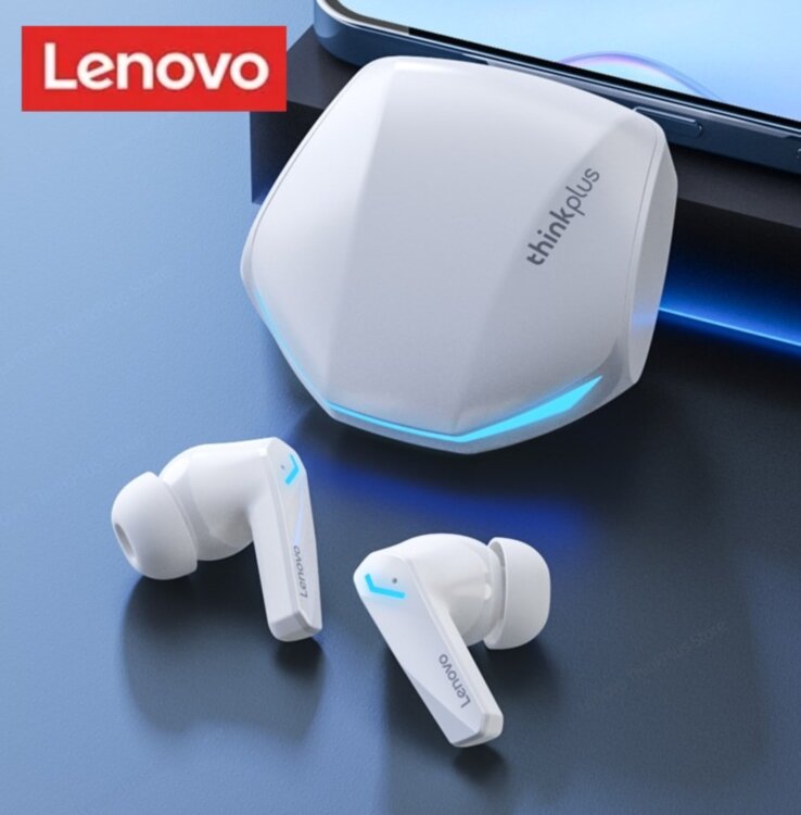 Бездротові навушники Lenovo GM2 Pro Bluetooth 5.3 TWS з мікрофоном для геймерів White (6936507957391)