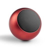 Портативна міні-колонка Bluetooth 5.0 TWS 3W об'ємний звук Металевий корпус з ремінцем Red (725270267688)