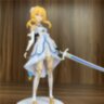 Колекційна аніме фігурка статуетка мандрівниця Люмін Геншин Імпакт головний герой anime figure collection Lumin Genshin Impact game main character