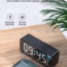 Портативна Bluetooth колонка G-50 електронний годинник та термометр зеркальна