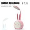 Cвітлодіодна настільна лампа від USB з акумулятором для читання, навчання, нічник Rabbit (696503858773) 
