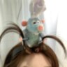 Мила дитяча заколка обруч Рататуй мишка Ремі Ratatouille тримач для волосся Тікток тренди Tiktok