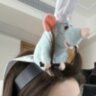 Мила дитяча заколка обруч Рататуй мишка Ремі Ratatouille тримач для волосся Тікток тренди Tiktok