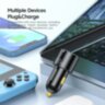  Автомобільний зарядний пристрій Essager 100W USB Type C швидка зарядка для ноутбука, планшета, смартфона (6975253972142)