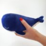 М'яка іграшка маленький синій Кит тренди TikTok морська тваринка Декор для дитячої кімнати Подарунок на день народження 25см